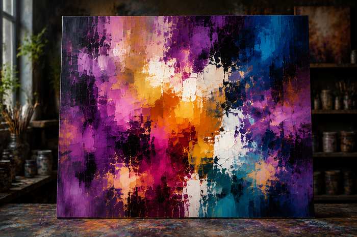 Abstract artwork collection